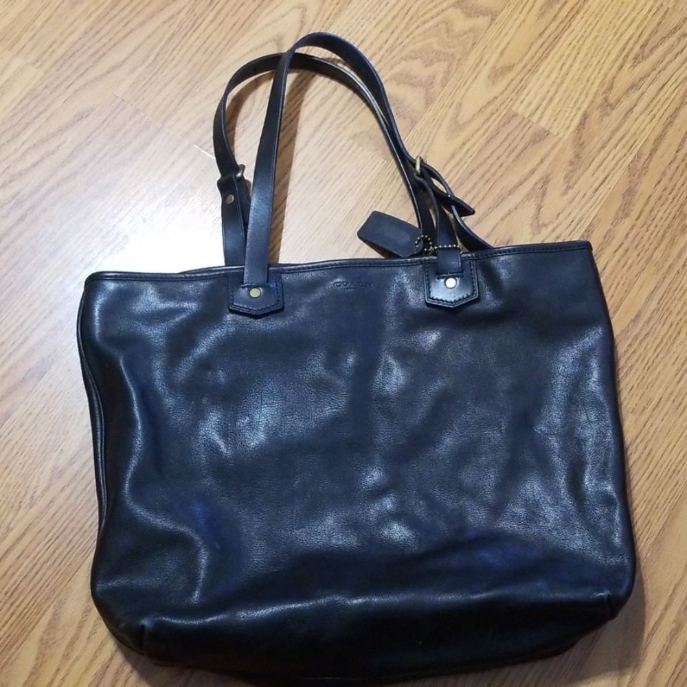 Real Leather Coach Bag